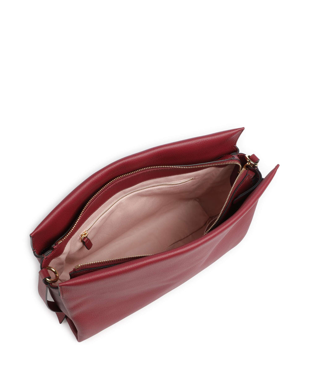 Coccinelle Boheme Grana Double Hobo bag ribes/prune