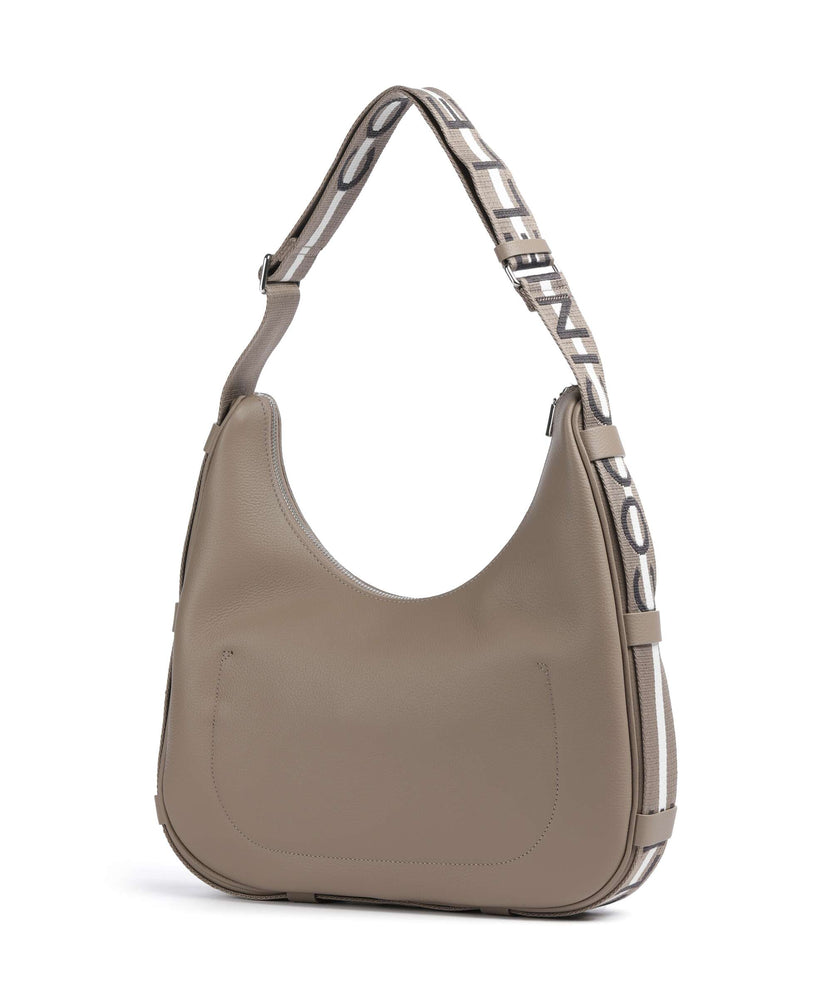 Coccinelle Raquel Hobo bag warm taupe/rosette