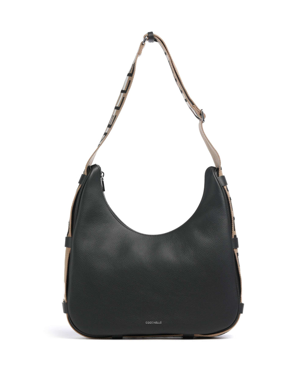 Coccinelle Raquel Hobo bag noir/cognac