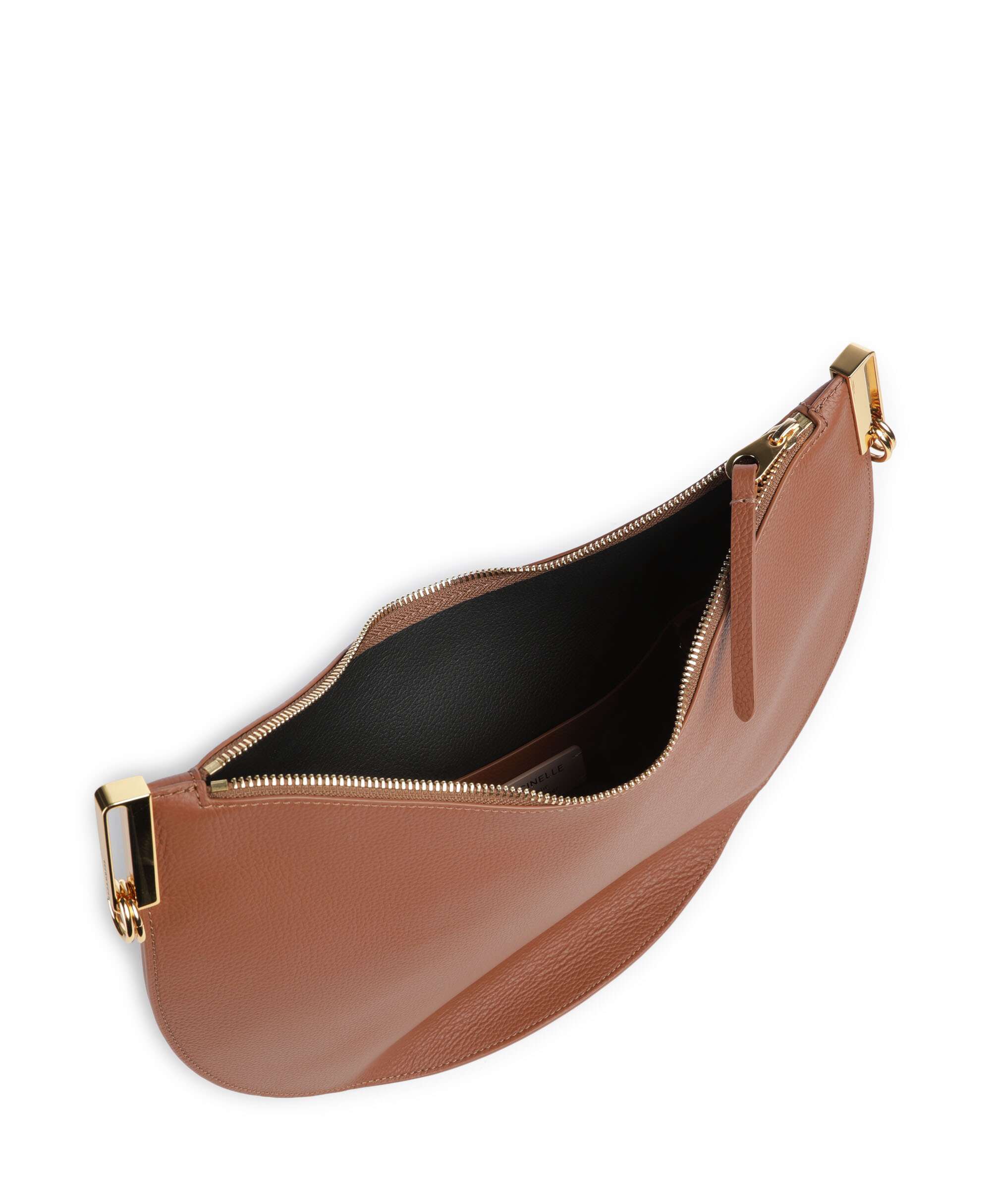 Coccinelle Sunup Hobo bag cognac/noir