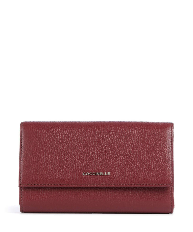 Coccinelle Metallic Soft Wallet ribes