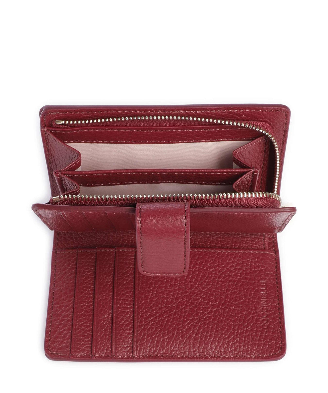 Coccinelle Metallic Soft Wallet ribes
