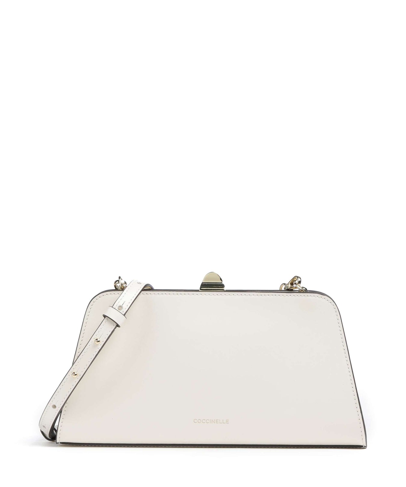 Coccinelle Liv Calf Crossbody bag pearl