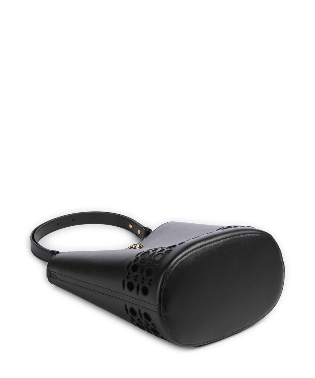 Coccinelle Nikla Monogram Sangallo Bucket bag noir