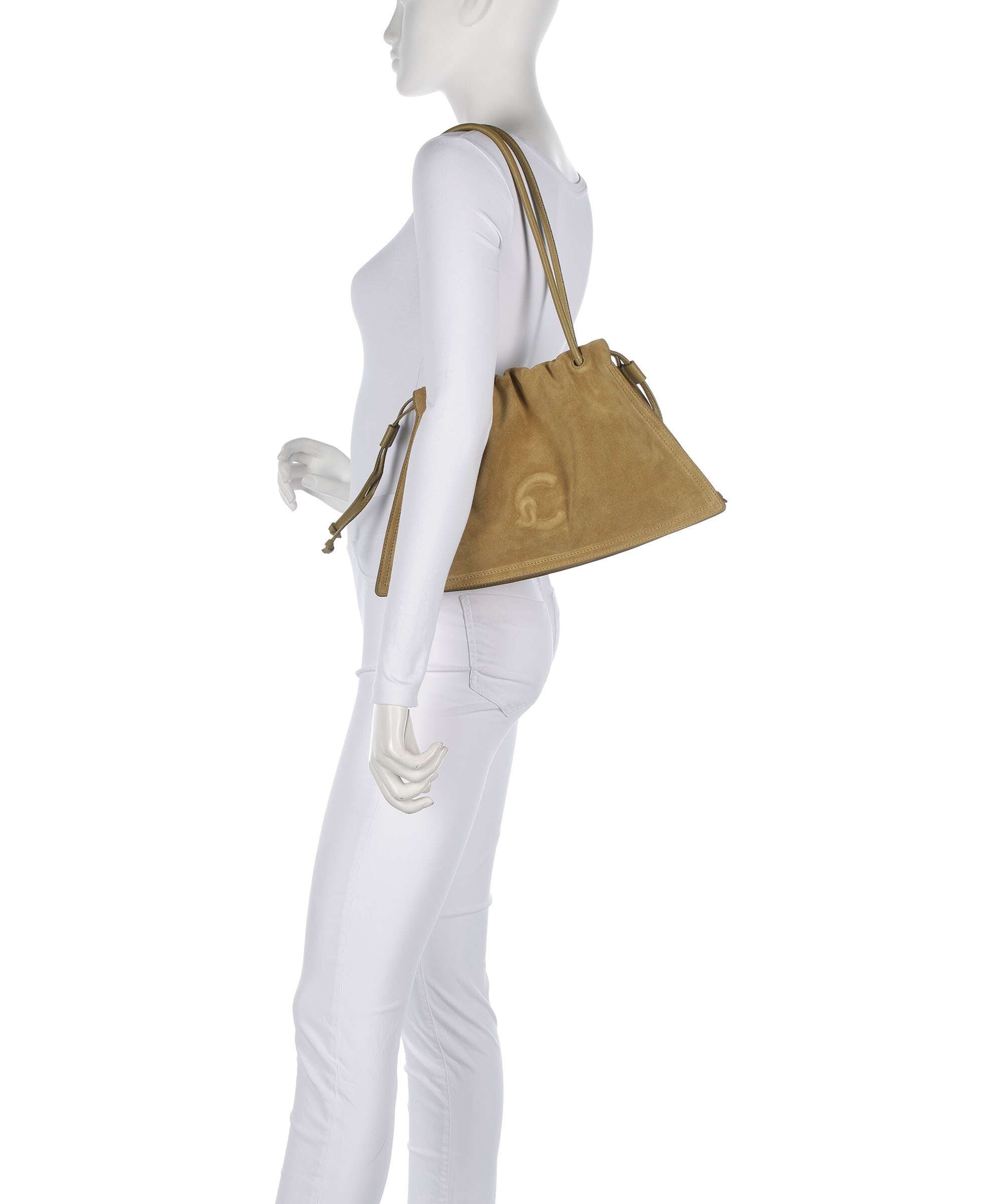 Coccinelle Dulse Bucket bag seagrass