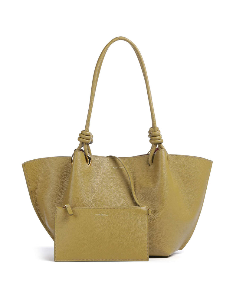 Coccinelle Finn Hobo bag seagrass