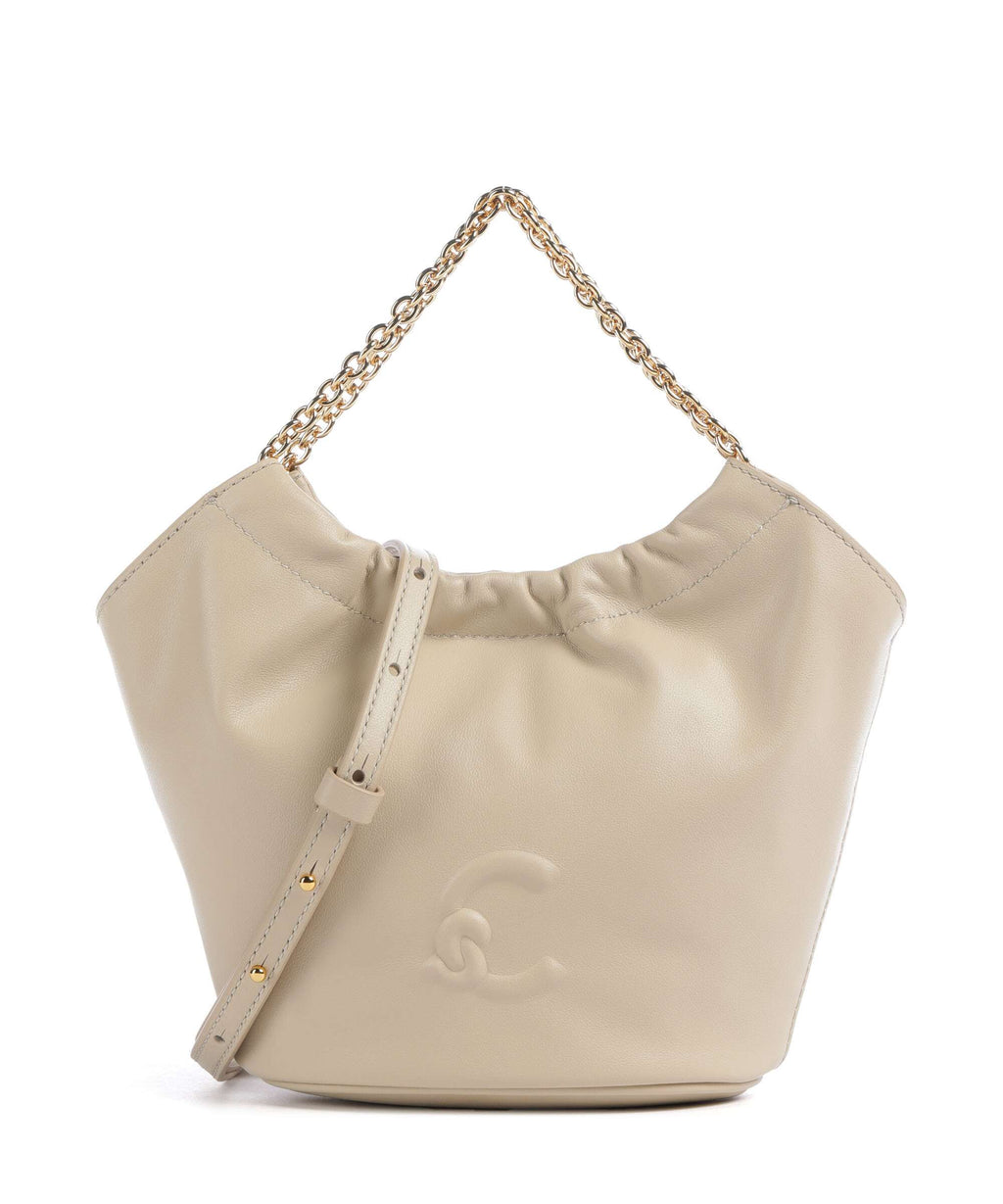 Coccinelle Smash Bucket bag sandshell