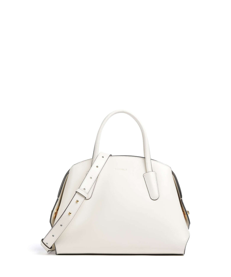 Coccinelle Tylde Calf Handbag pearl