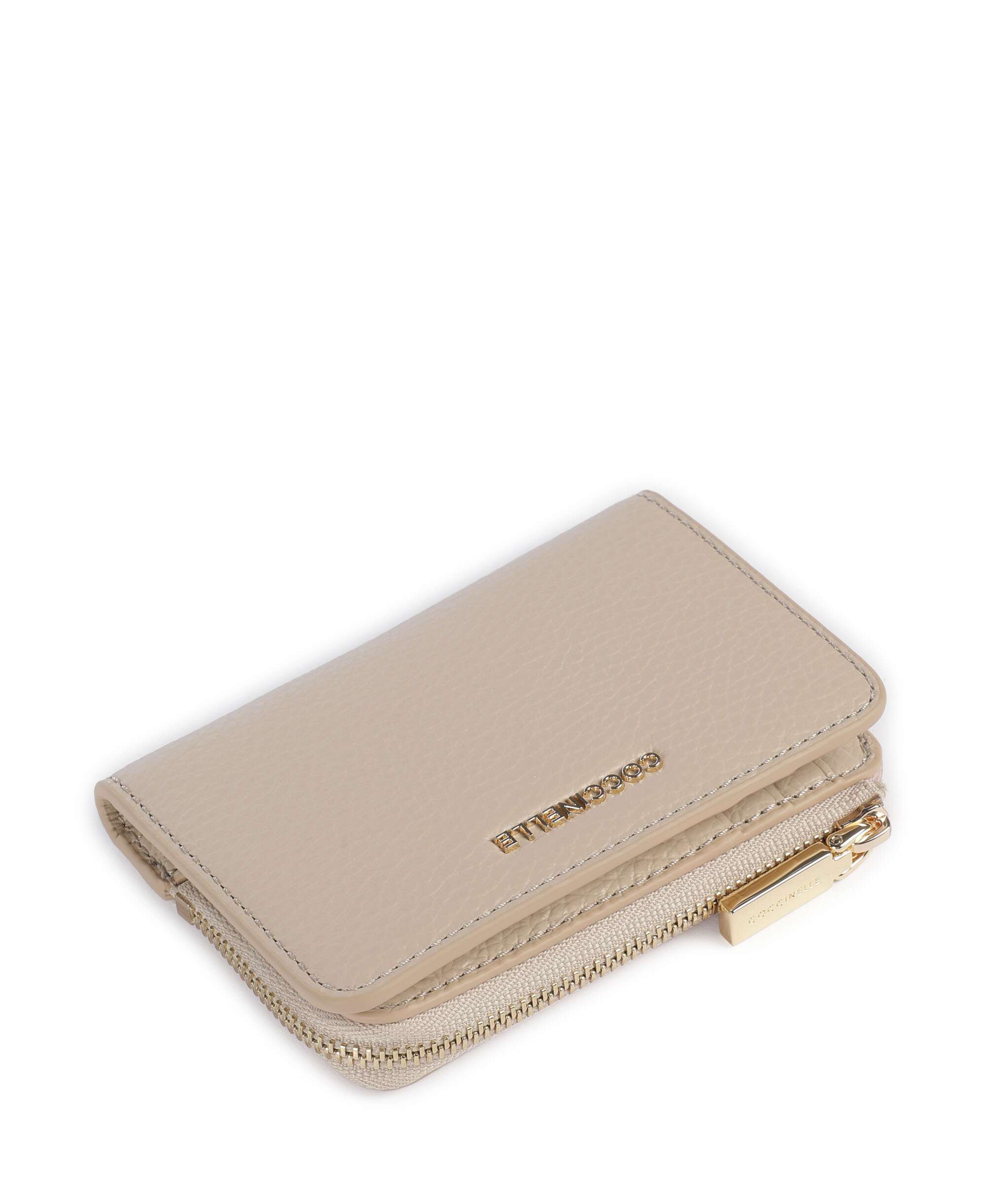 Coccinelle Metallic Soft Wallet sandshell