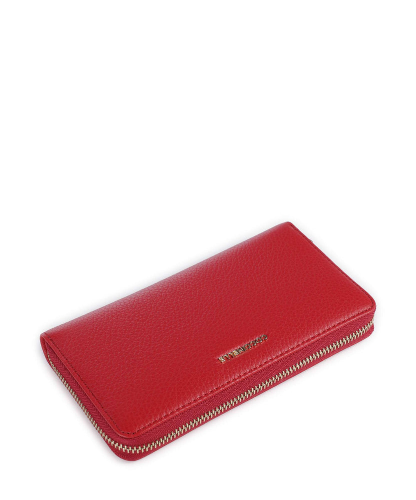 Coccinelle Metallic Soft RFID Wallet scarlet