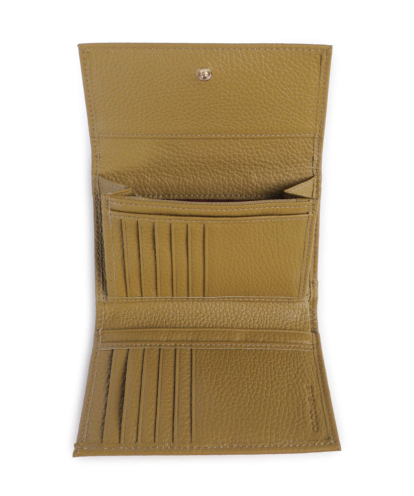 Coccinelle Metallic Soft RFID Wallet seagrass