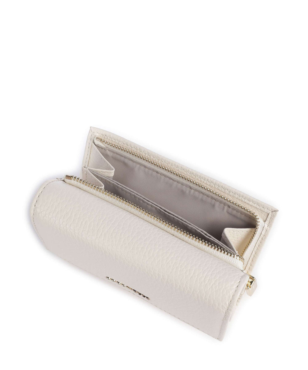 Coccinelle Metallic Soft RFID Wallet pearl