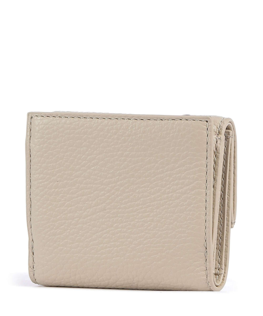 Coccinelle Metallic Soft Wallet sandshell