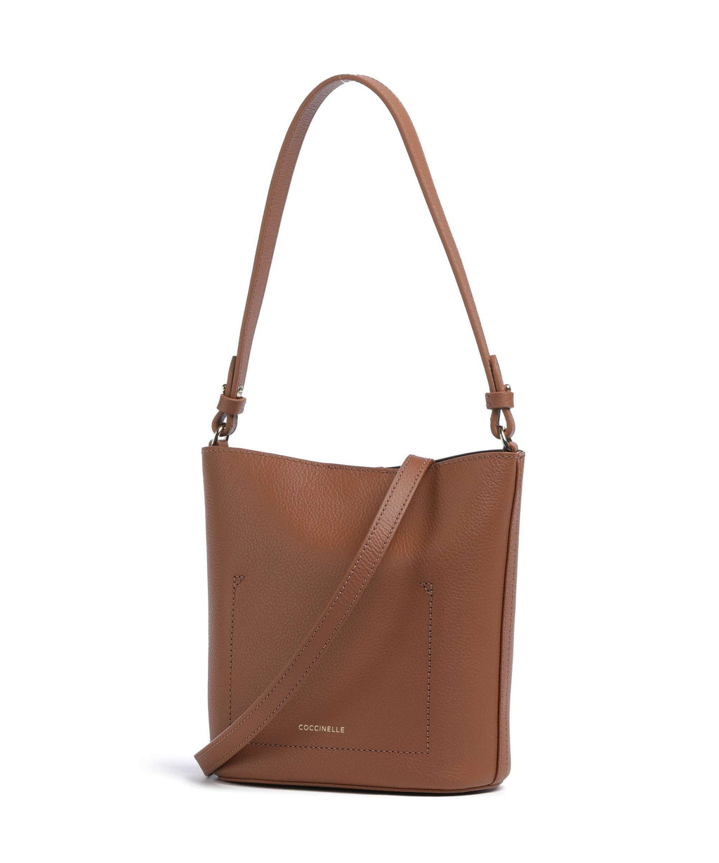Coccinelle Nikla Bucket bag cognac/noir