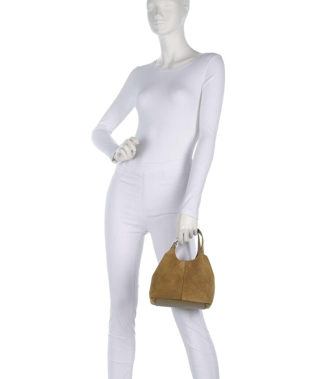 Coccinelle C-Easy Suede Handbag seagrass