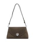 Coccinelle Nikla Suede Shoulder bag fango