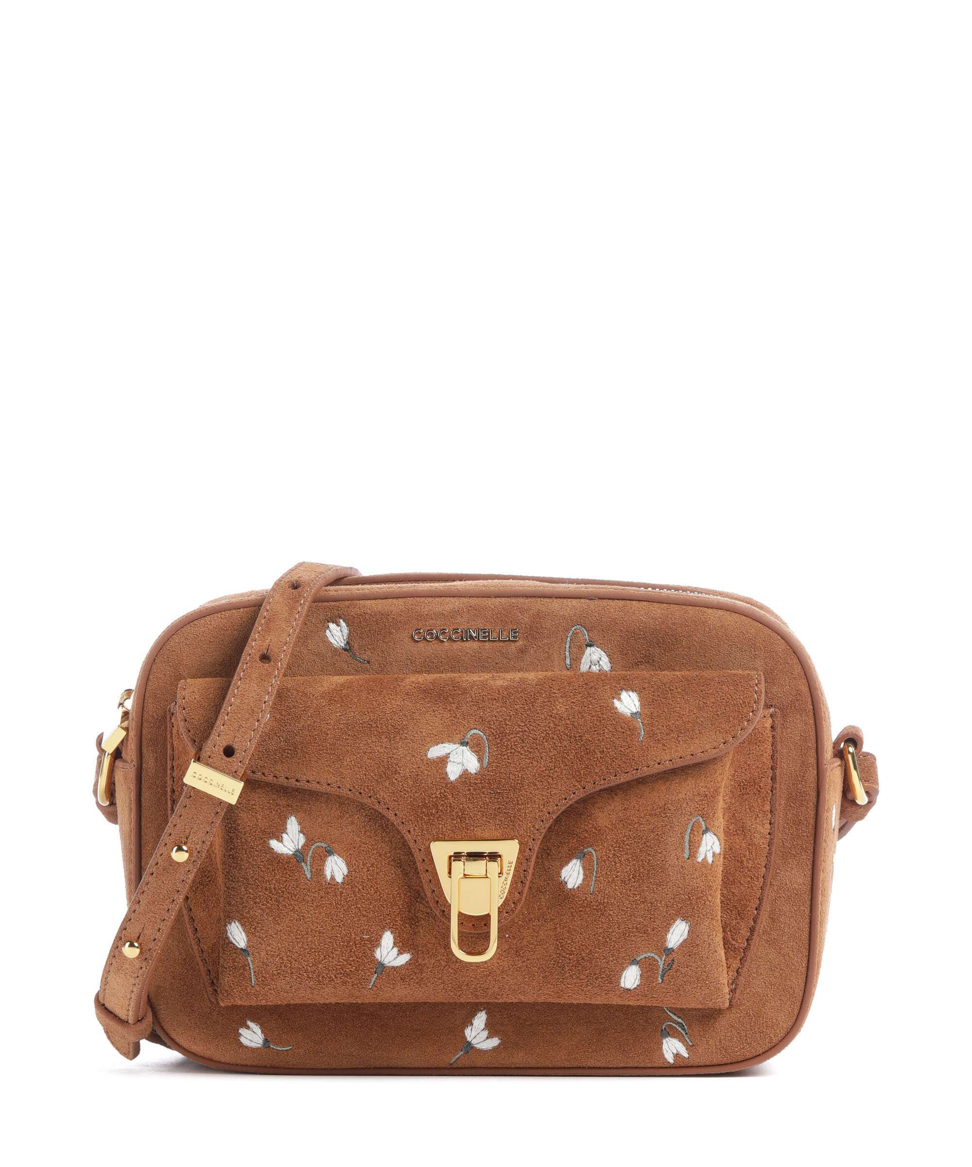 Coccinelle Beat Crossbody bag cognac