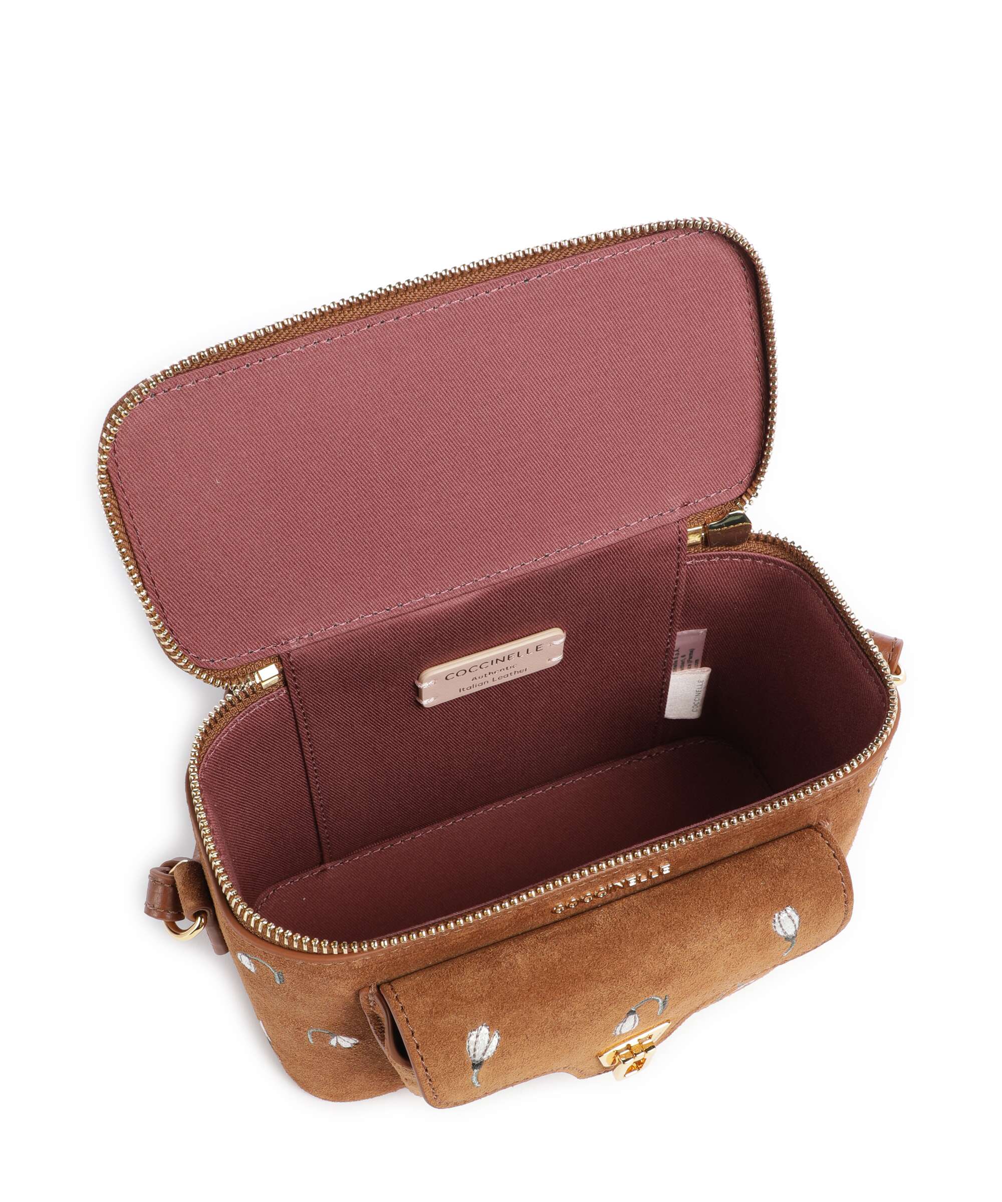 Coccinelle Beat Generation Crossbody bag cognac