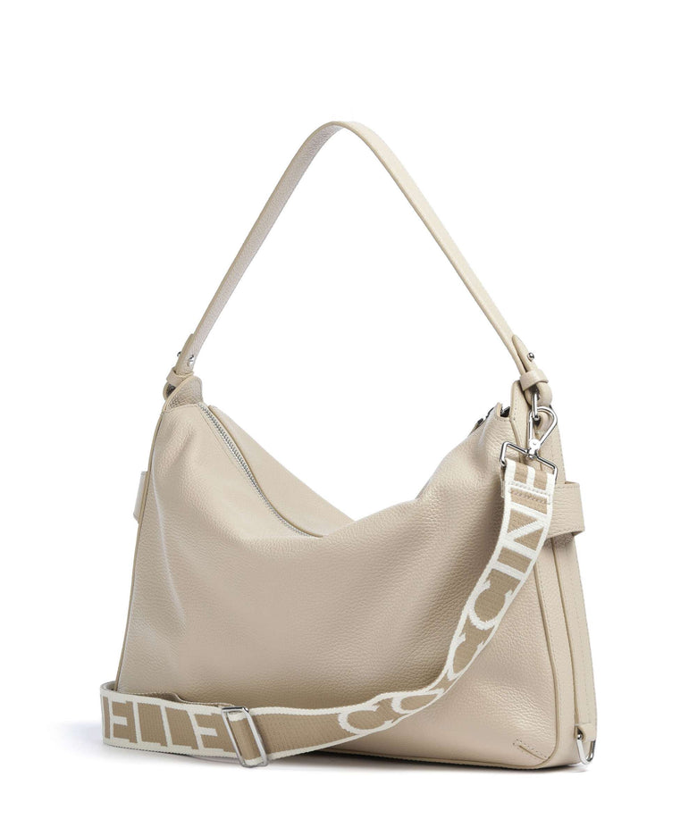 Coccinelle Gretel Ribbon Hobo bag sandshell