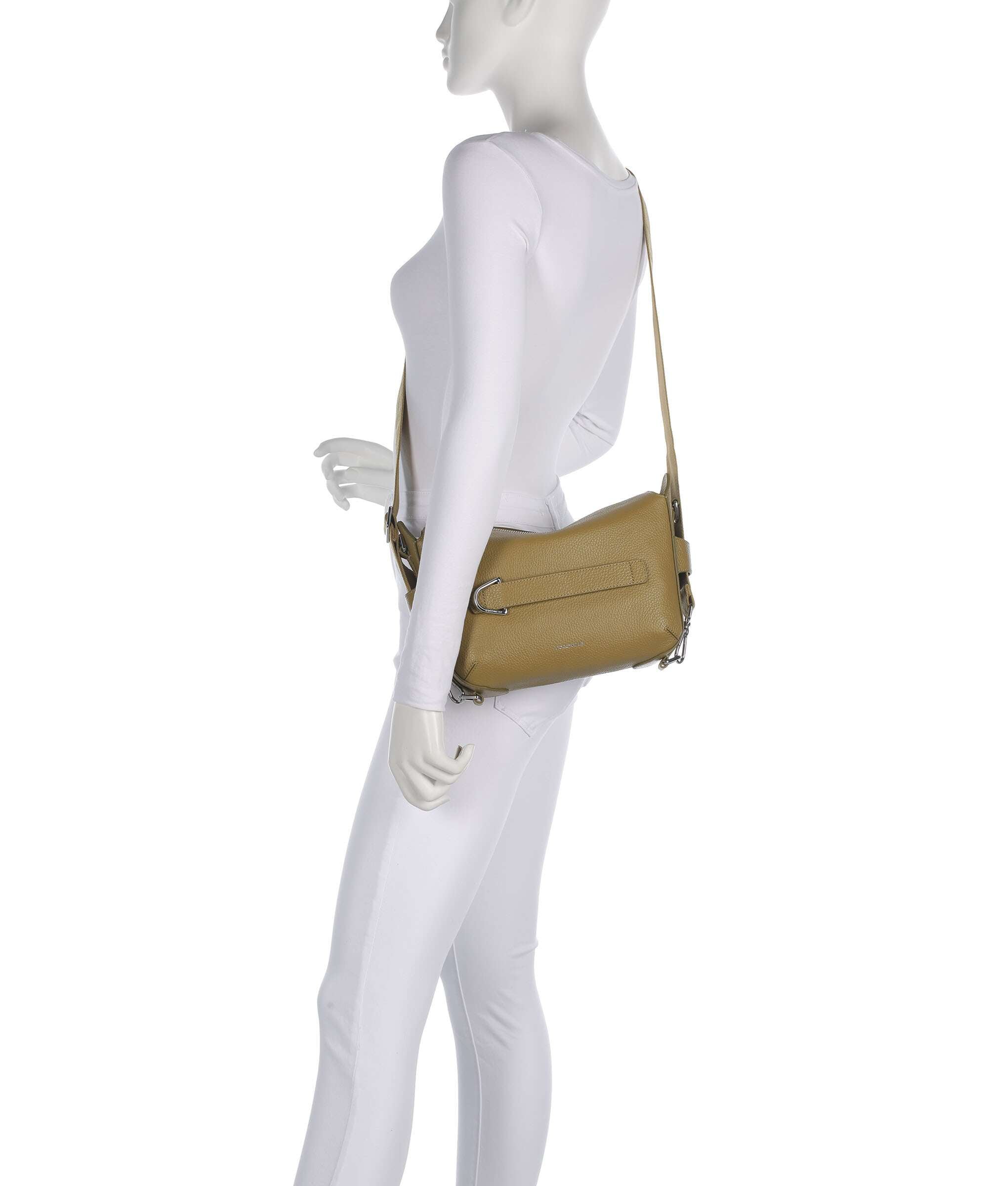 Coccinelle Gretel Ribbon Crossbody bag seagrass