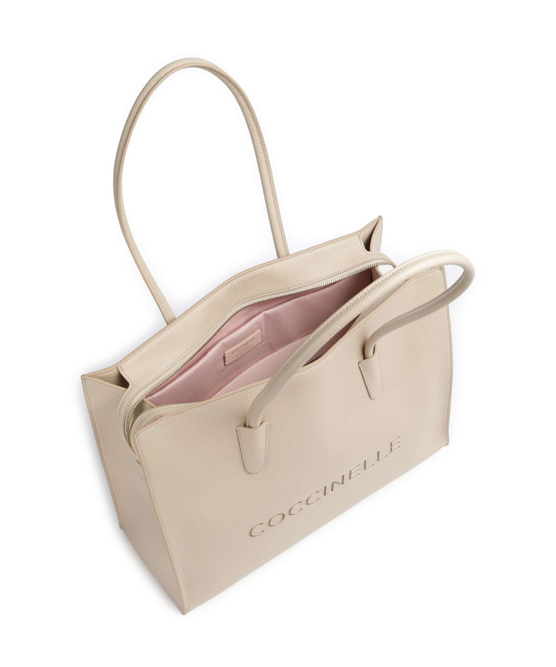 Coccinelle Myrtha Tote bag sandshell