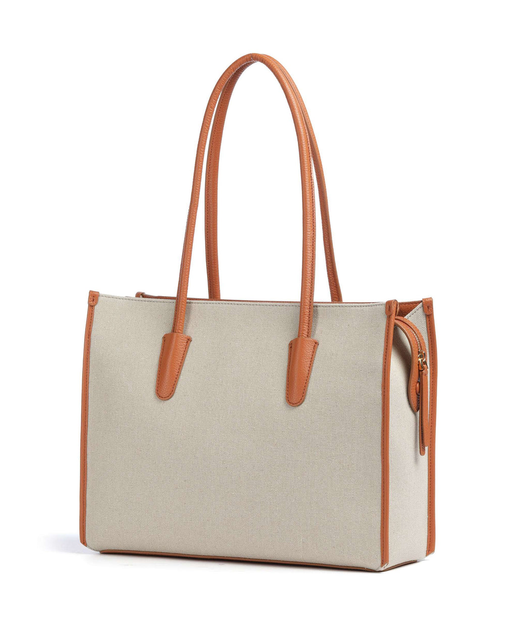 Coccinelle Myrtha Canvas Tote bag natural/crab
