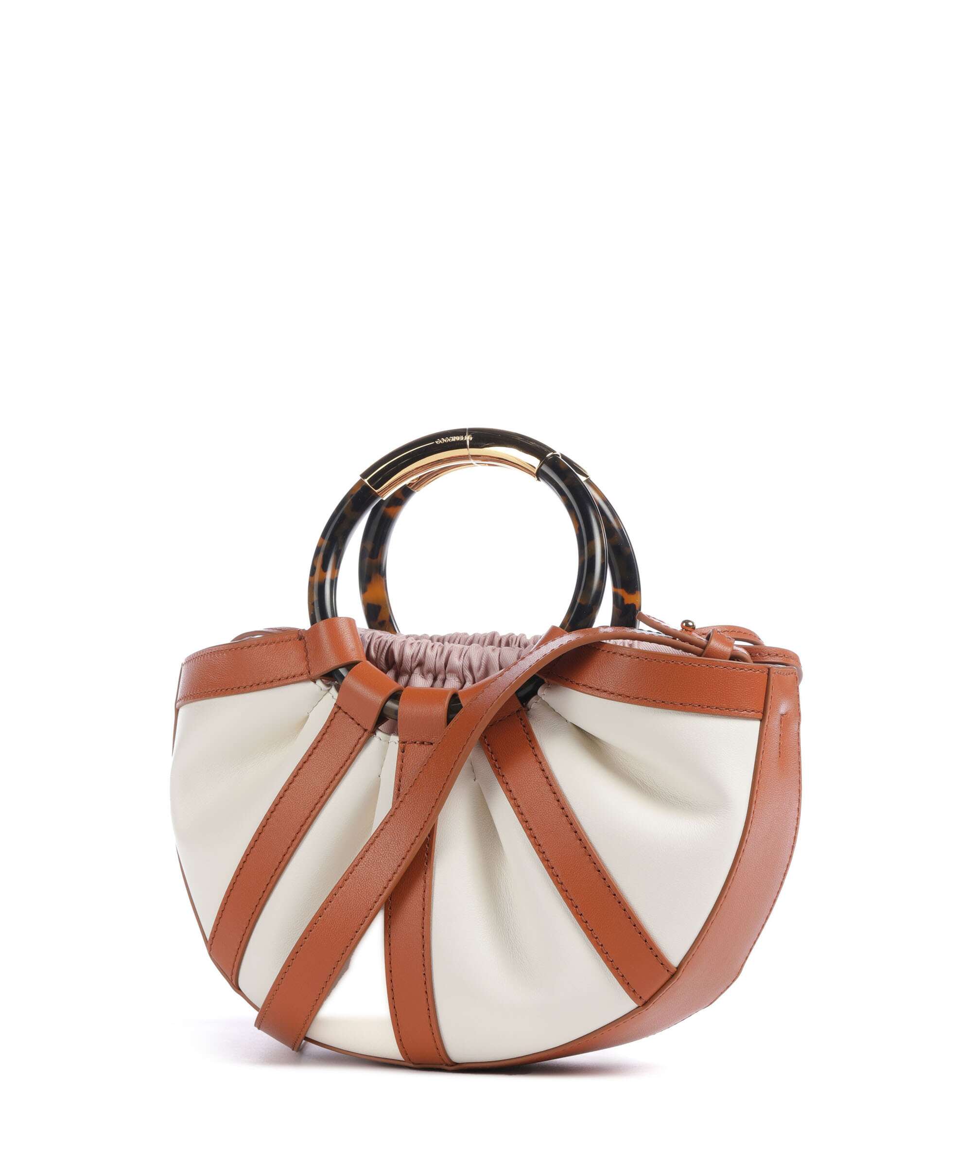 Coccinelle Shell Handbag crab/pearl