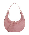 Coccinelle Whisper Suede Shoulder bag winter rose