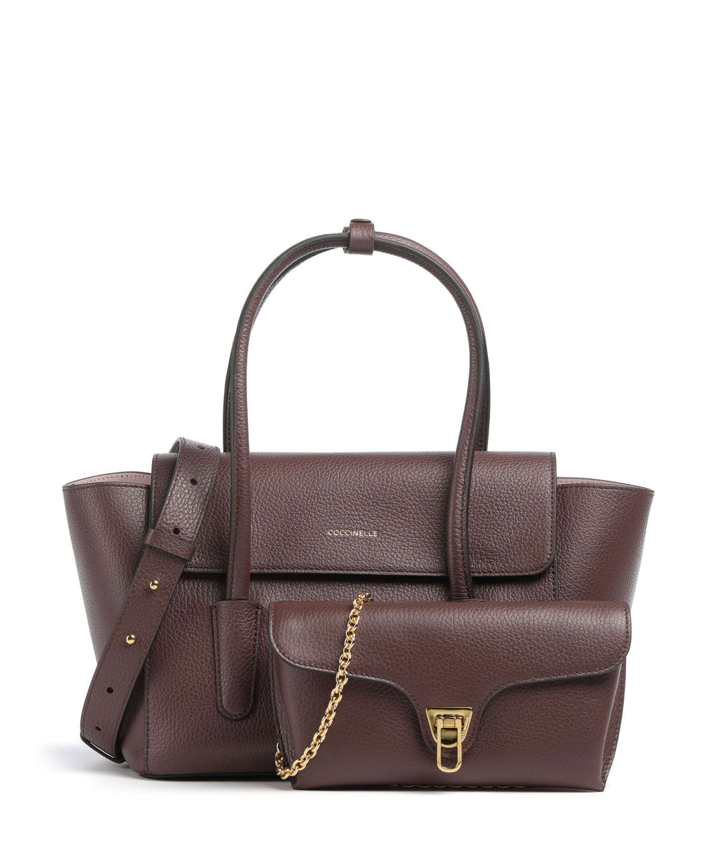 Coccinelle Beat Double Handbag berry