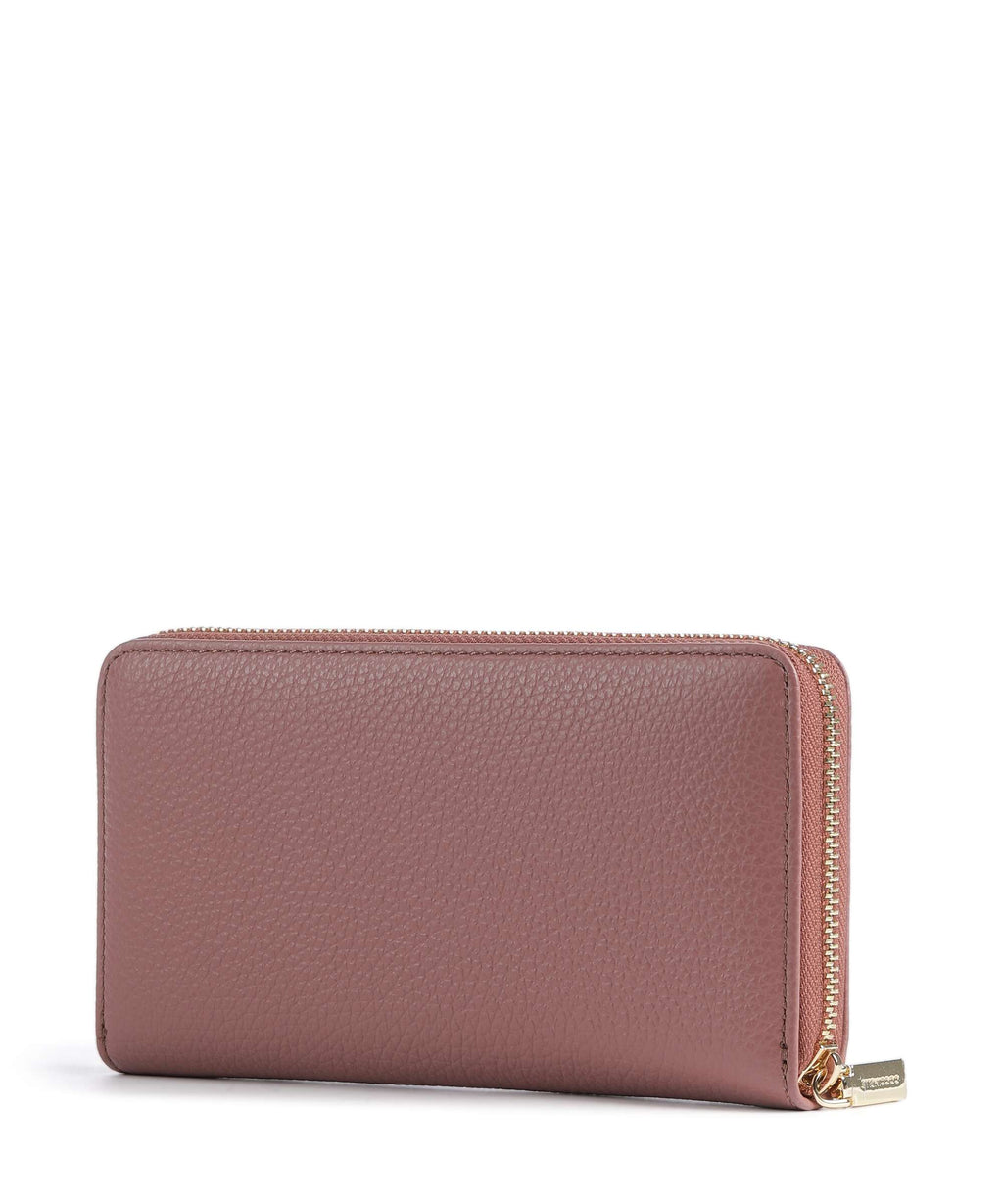 Coccinelle Metallic Soft Wallet winter rose