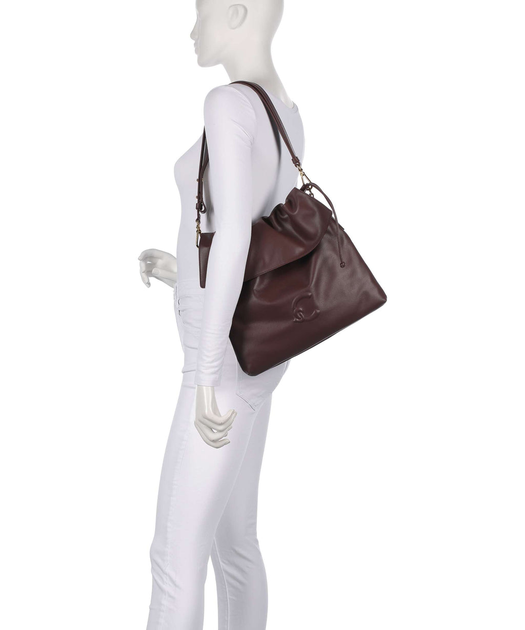 Coccinelle Lidia Hobo bag berry