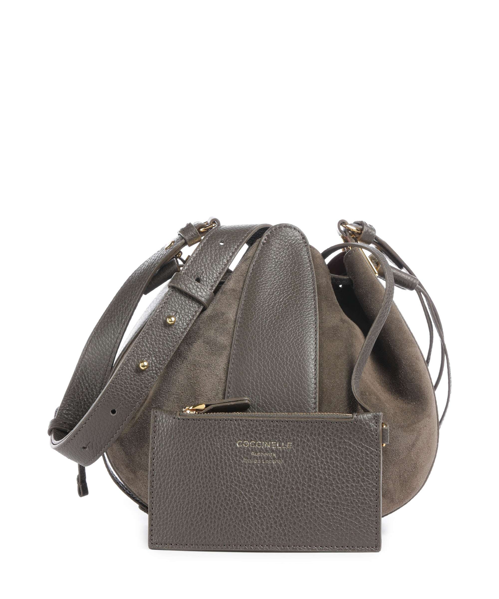 Coccinelle Boom Bucket bag fango