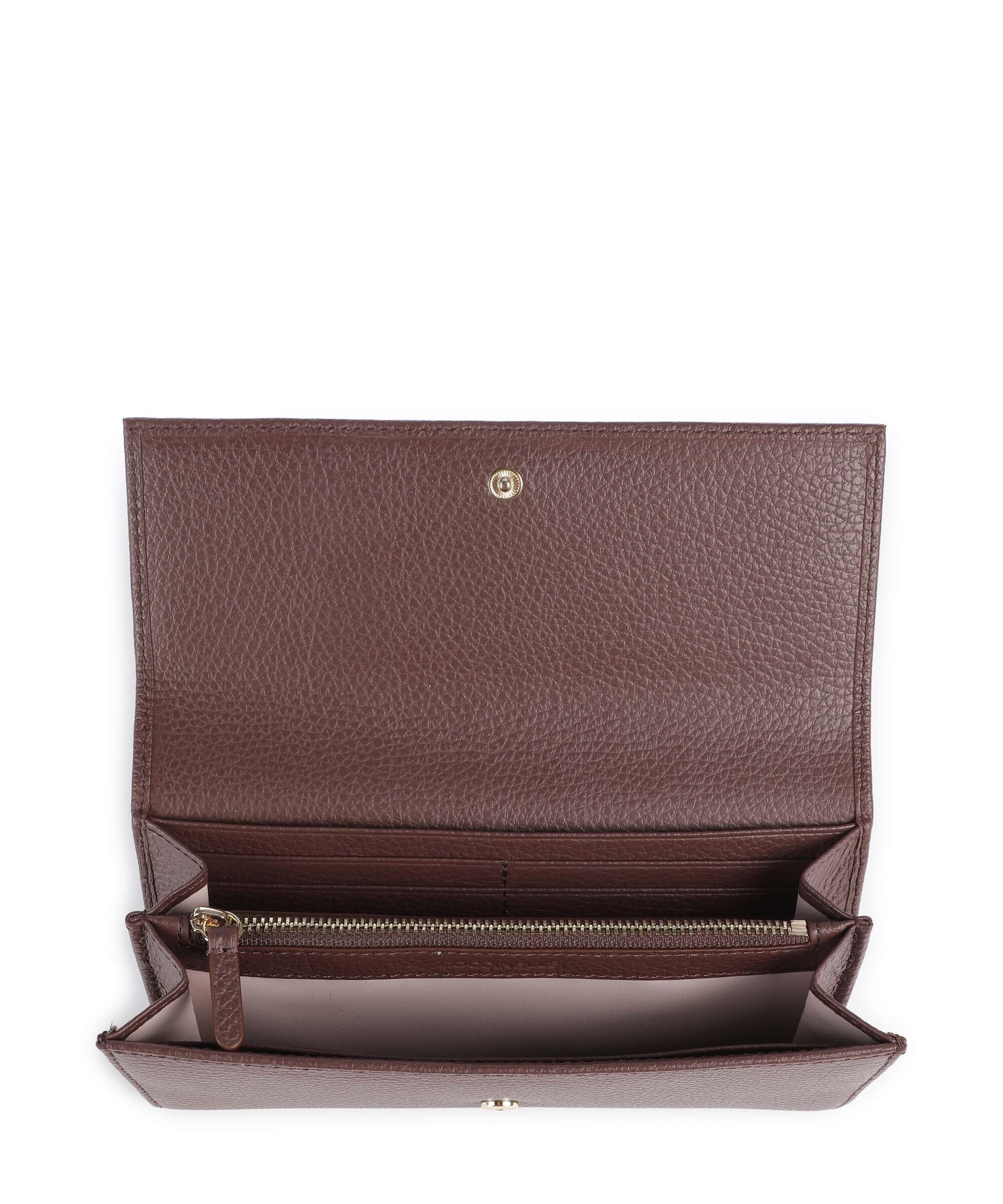 Coccinelle Metallic Soft Wallet berry