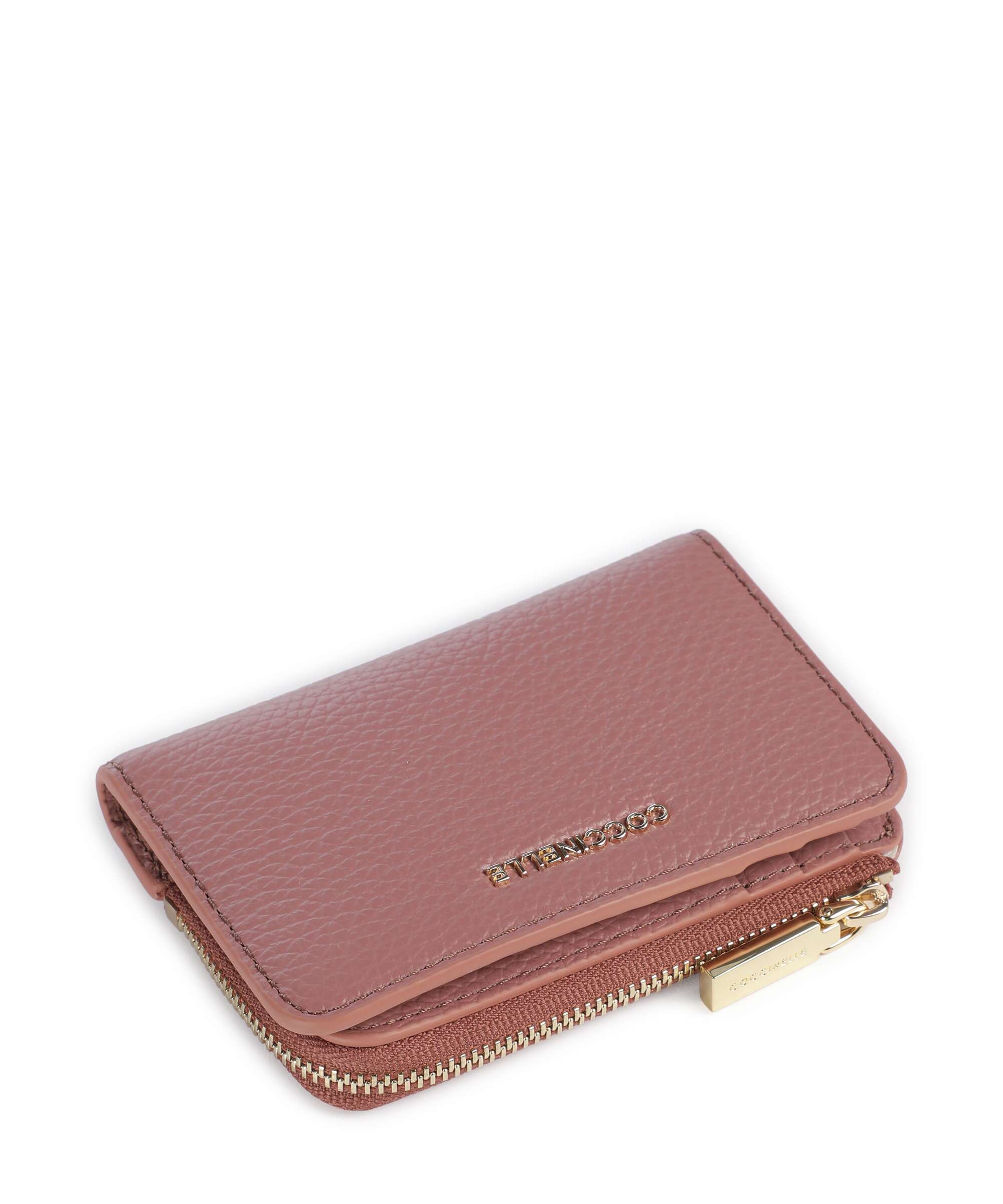 Coccinelle Metallic Soft Wallet winter rose