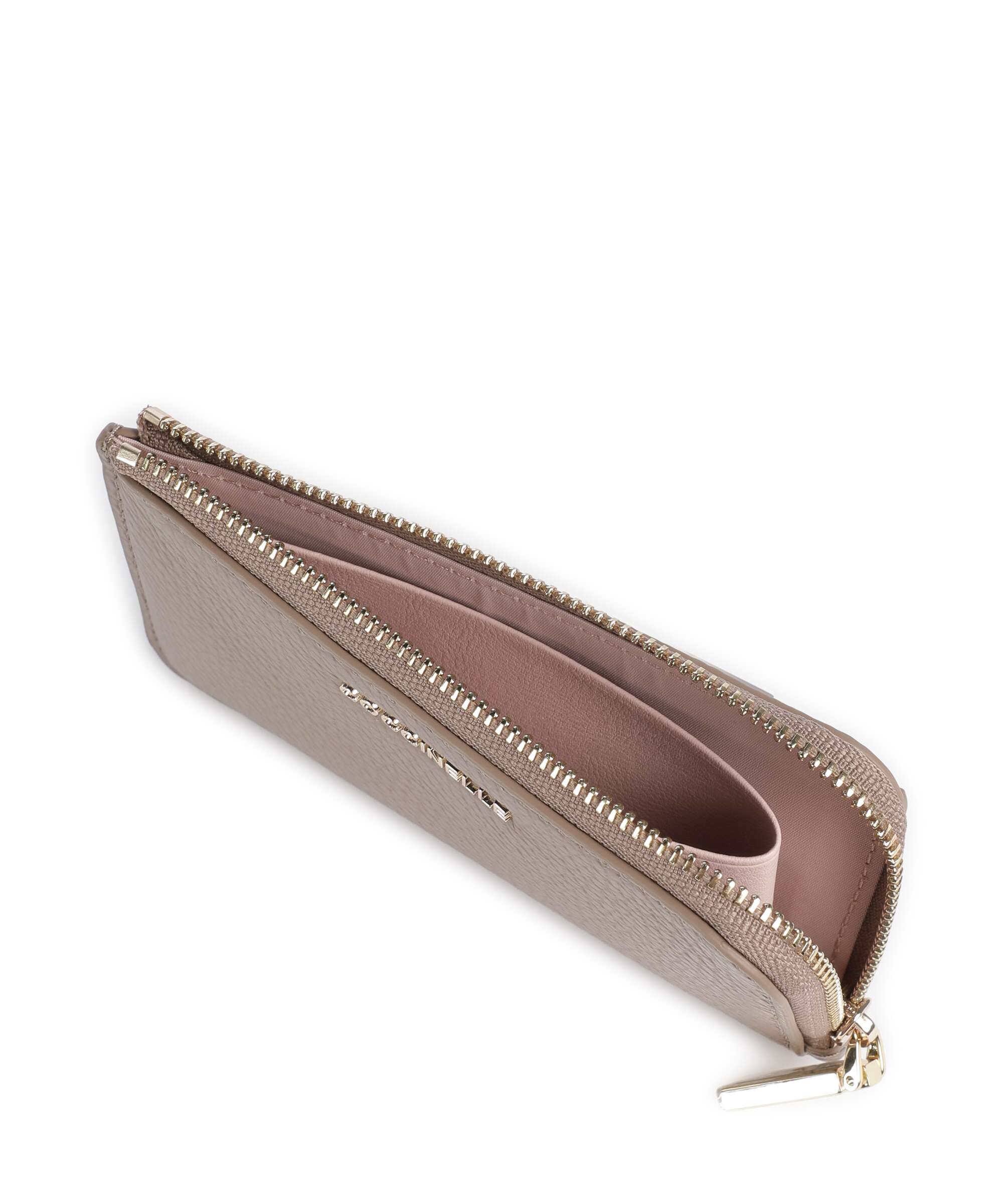 Coccinelle Metallic Soft Credit card holder warm taupe