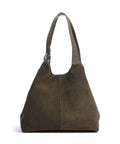 Coccinelle C-Easy Suede Hobo bag fango