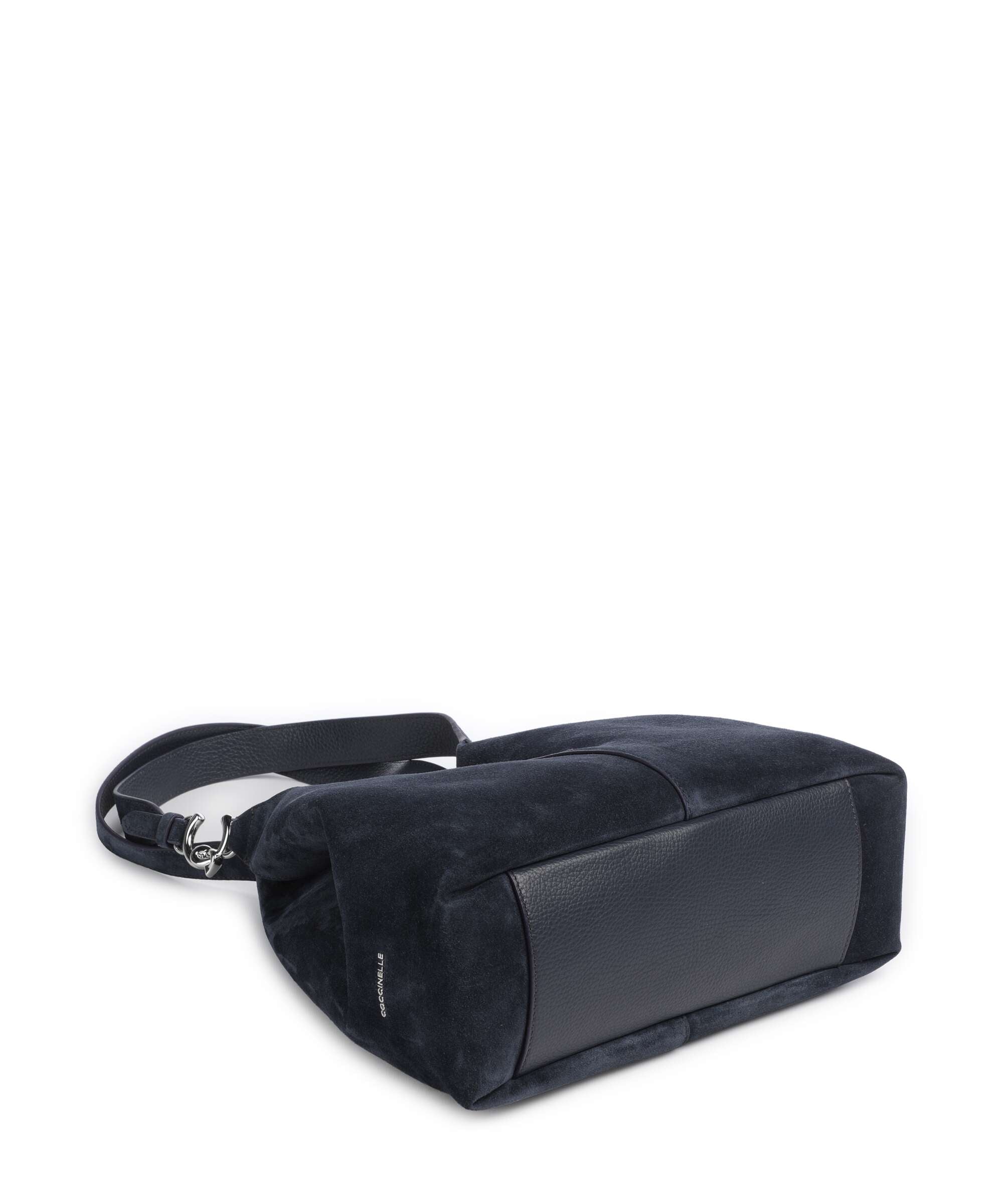 Coccinelle C-Easy Suede Hobo bag midnight blue