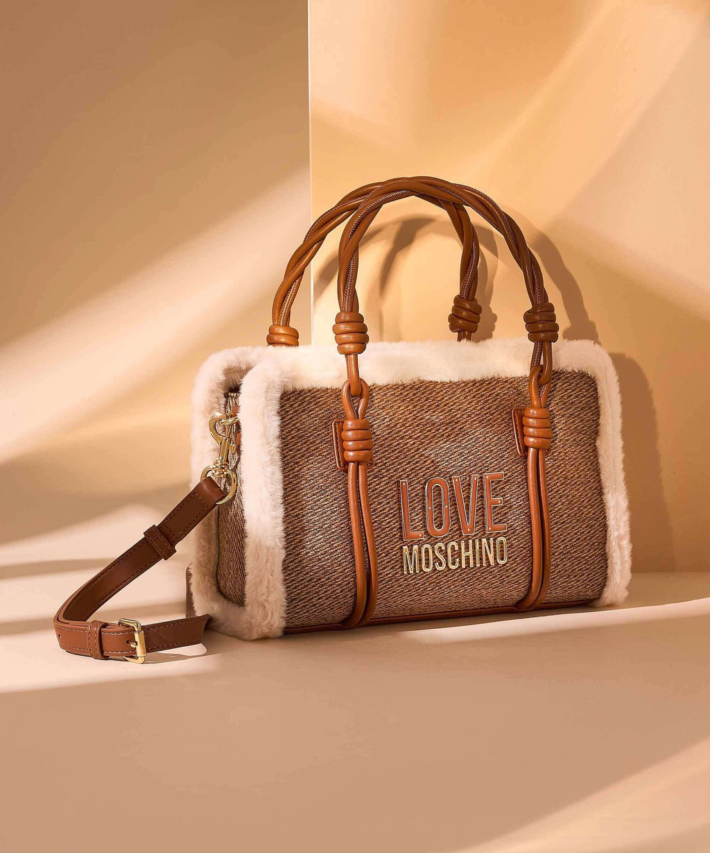 Love Moschino Wintery Handbag hide/natural