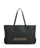 Love Moschino Bold Love Hammered Tote bag black