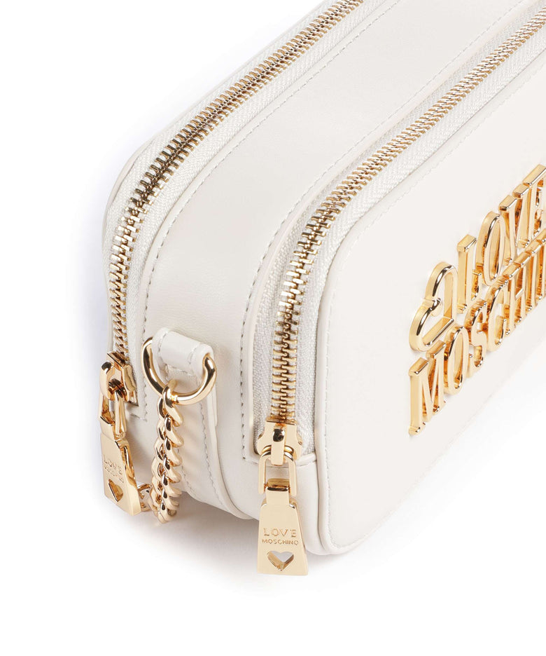Love Moschino Lovely Love Crossbody bag ivory