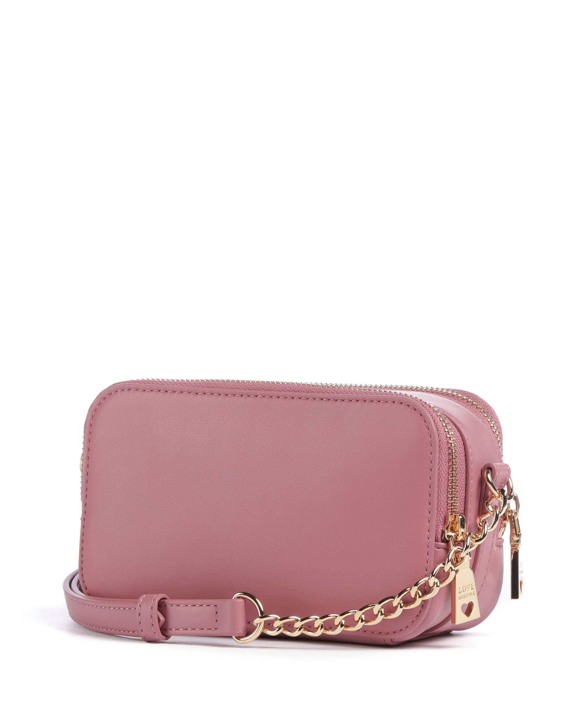 Love Moschino Lovely Love Crossbody bag imitation leather old rose