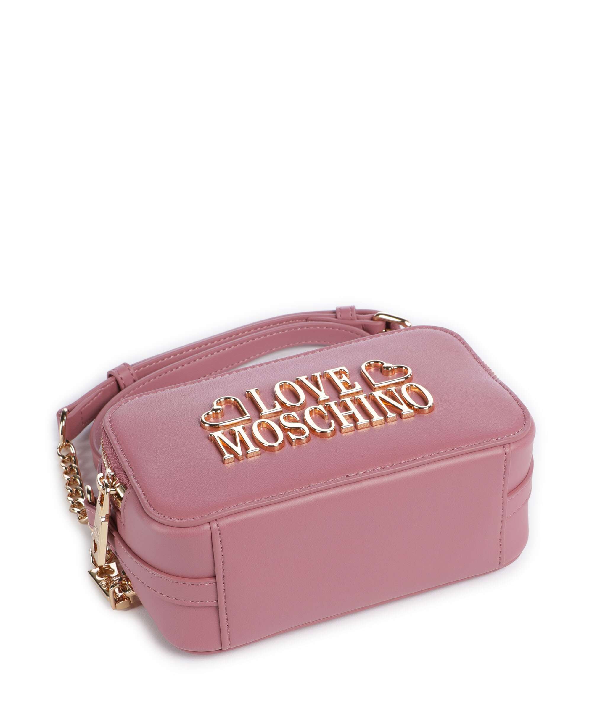 Love Moschino Lovely Love Crossbody bag imitation leather old rose