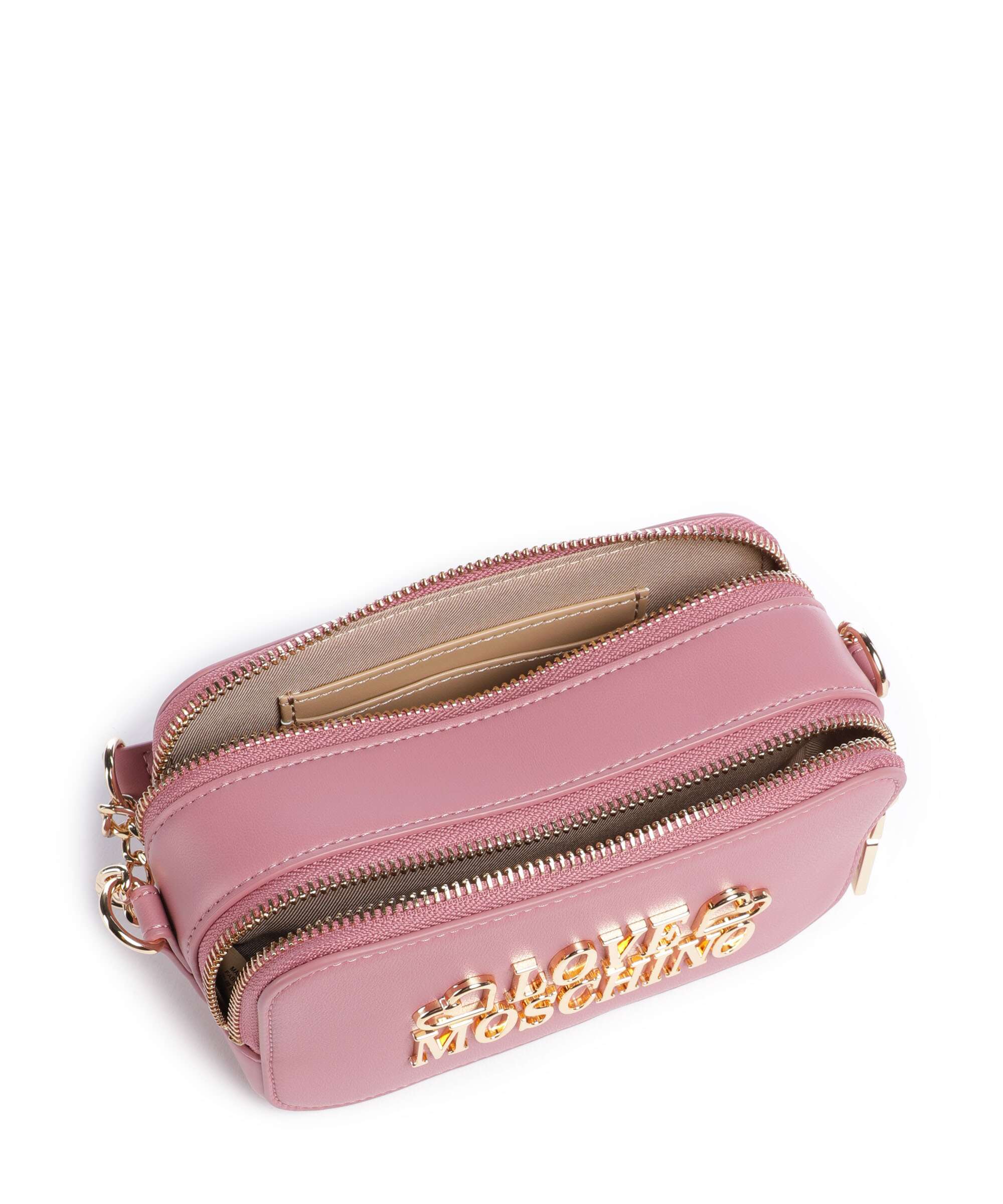Love Moschino Lovely Love Crossbody bag imitation leather old rose