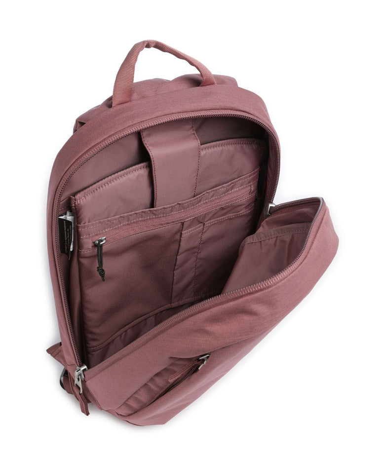 garnet mini backpack Osprey Arcane Small Backpack 13″ recycled nylon purple garnet heather
