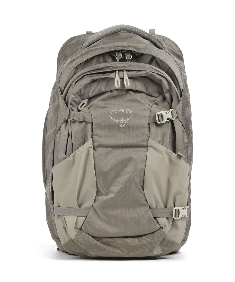 Osprey Fairview 55 Travel backpack recycled polyester sawdust/olive tan