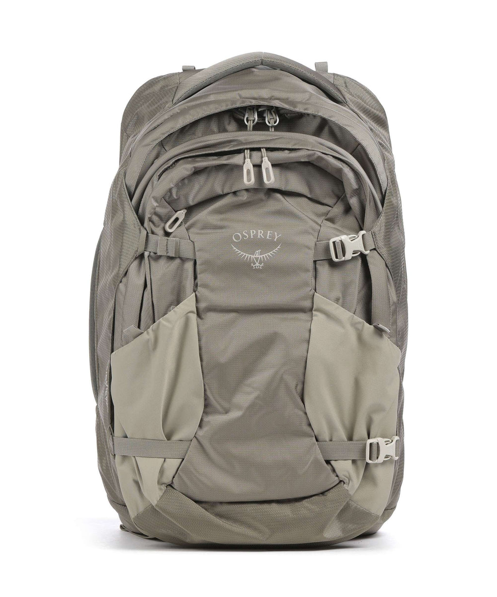 osprey backpack 2019 Osprey Fairview 55 Travel backpack recycled polyester sawdust/olive tan