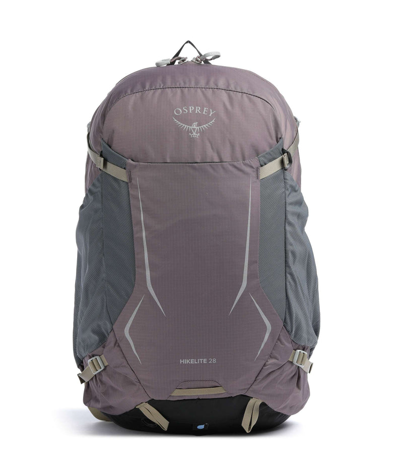 osprey 28 backpack Osprey Hikelite 28 Hiking backpack recycled nylon graphite purple