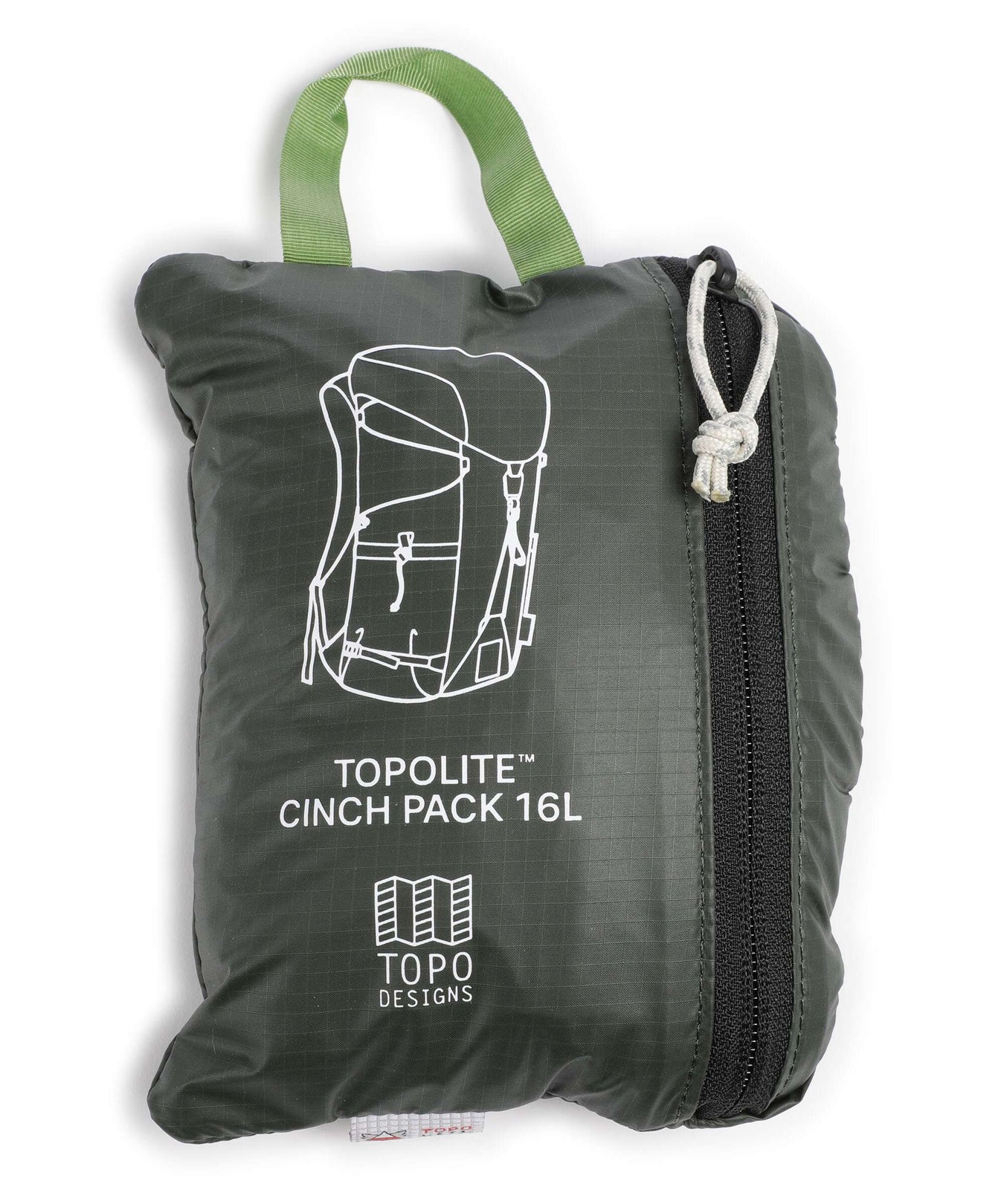 Topo Designs TopoLite 16L Hiking backpack olive