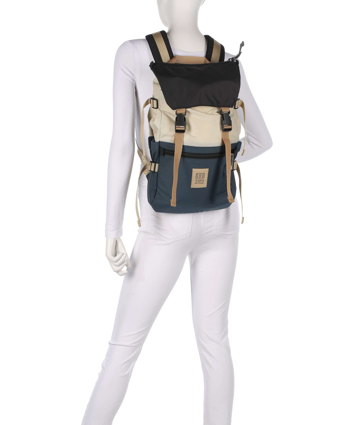 Topo Designs Rover Classic Backpack bone white/pond blue