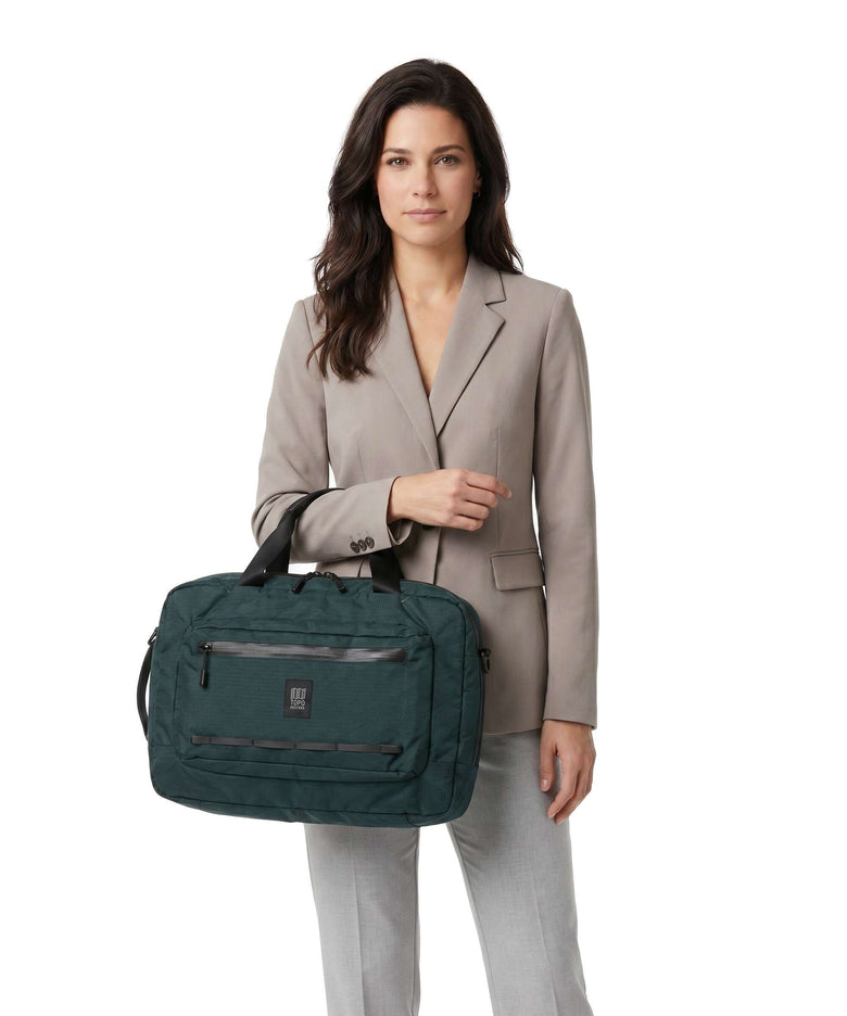 Topo Designs Global Pro 3-Way Briefcase dark/dark pine